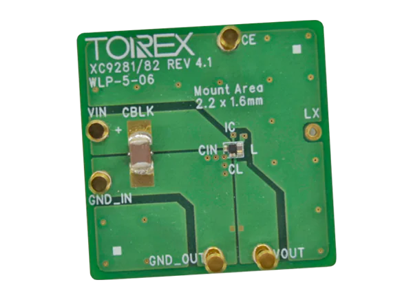 Torex Semiconductor XC9282B18E0R-G 1,8-V-Evaluierungsboard Produkteinführung