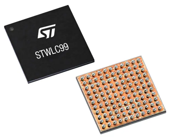 STWLC99 Qi-kompatibler kabelloser Stromempfänger von STMicroelectronics