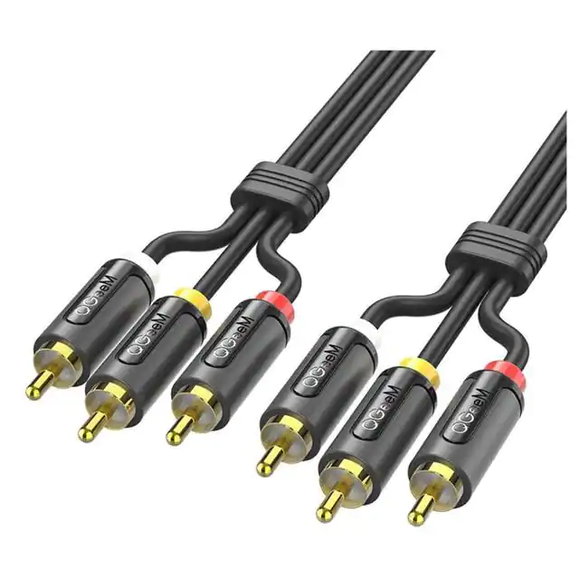 QGEEM 3RCA MALE TO MALE CABLE